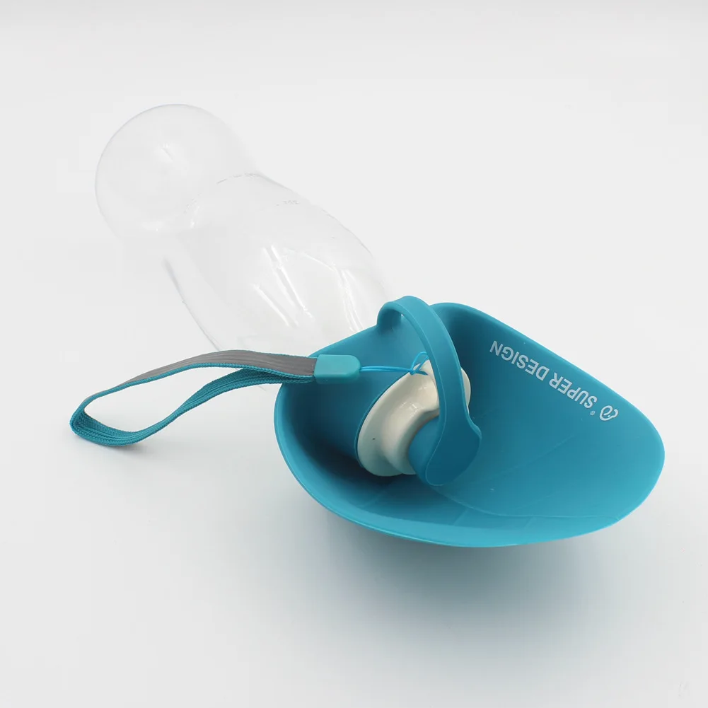 Custom Collapsible Pets Travel Silicone Outdoor Drinking Portable Foldable Dog Water Bottle