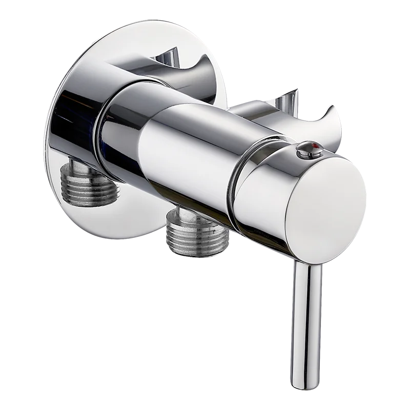 GEE-N Brass Hot and Cold Water Tap Faucet 1/2 Bathroom Shower Accessories Toilet Bidet Holder Bracket Mixing Faucet