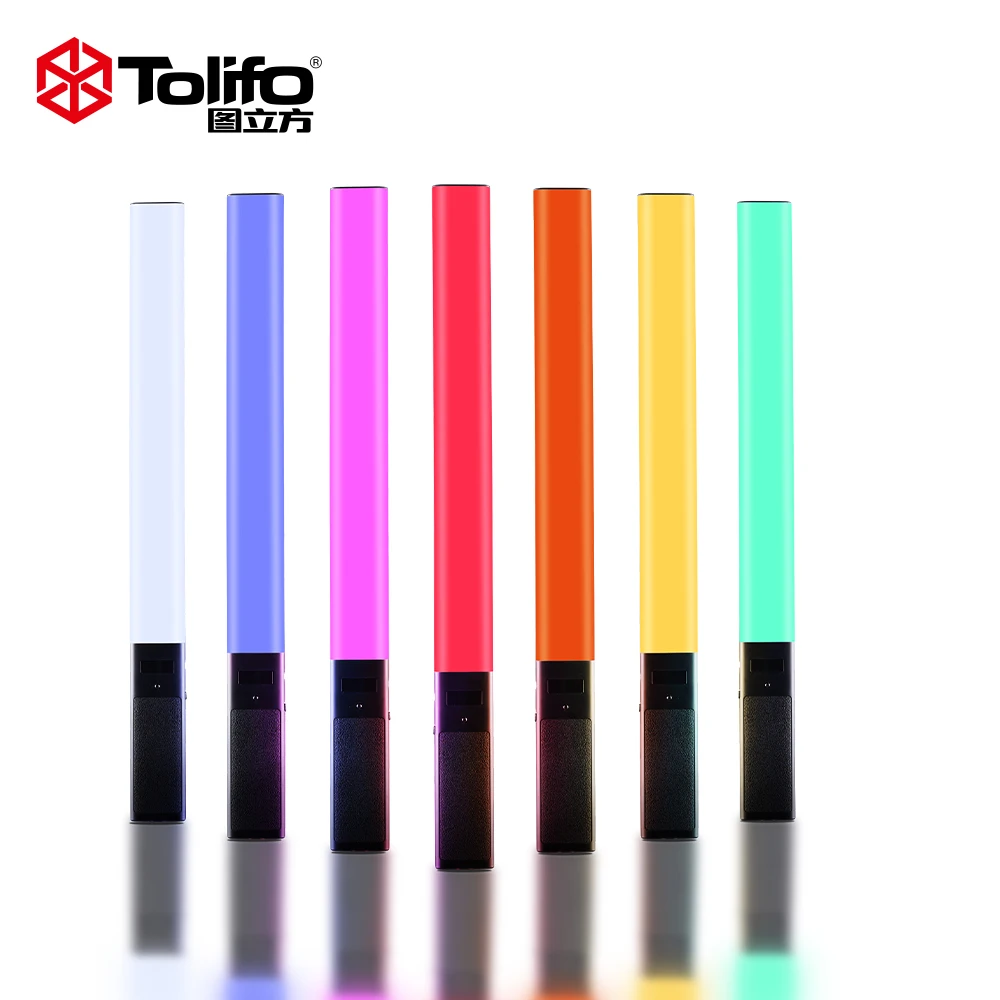 TOLIFO rgb led stick ST-20RGB handheld tube light for video studio photography led light wand