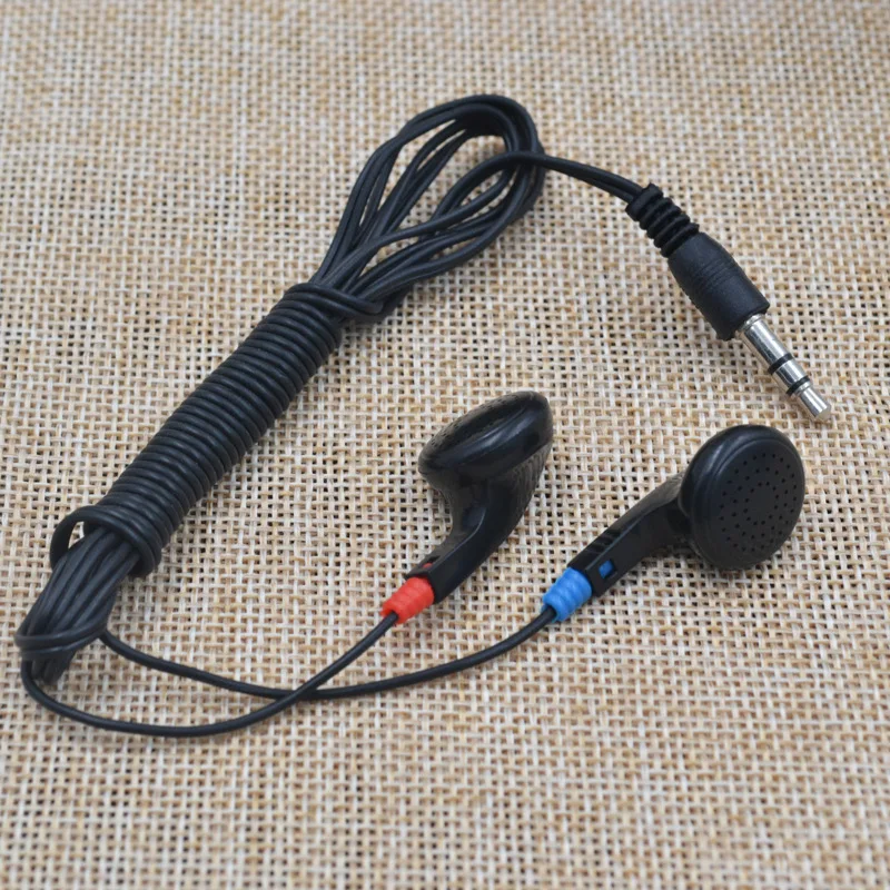 
2021 Amazon Top Seller 100% QC check Model JIND-130 cheapest disposable Aviation earphone 