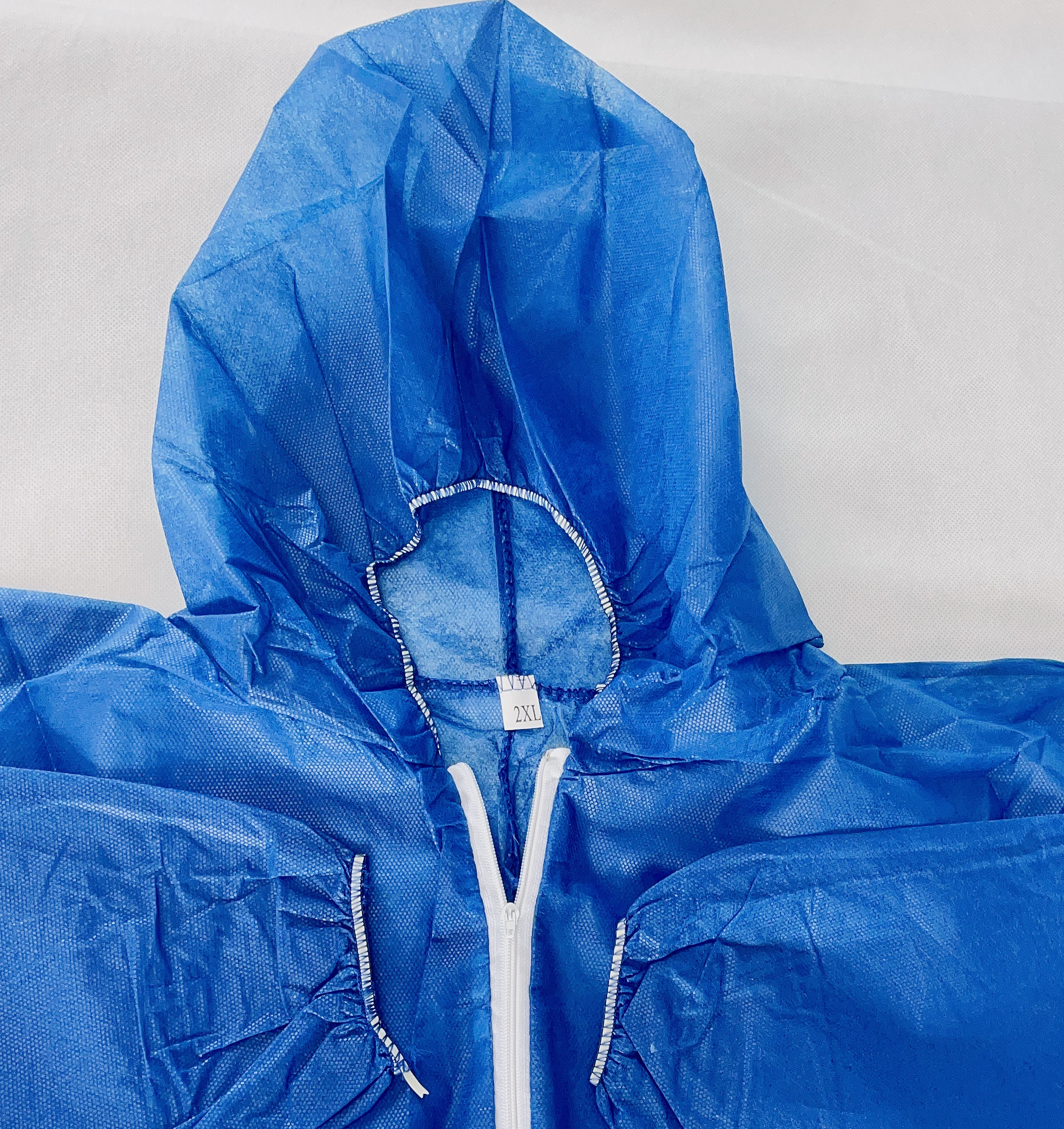 Dark blue disposable Coverall Suit ppe Non woven Coverall with Hood and  foot covers factory wholesale with high-end quality