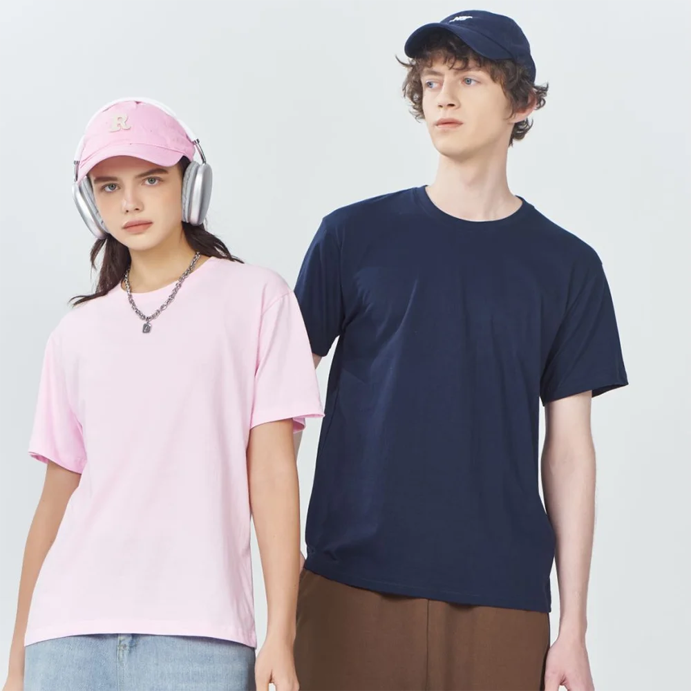 Manufacturers Tee Shirt Highweight Cotton Unisex Women Blank T-shirts Printing Graphic Street Wear T Shirts for Men