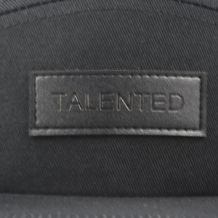 High Quality Blank 5 Panel Cycling Cap Cotton With Leather Logo