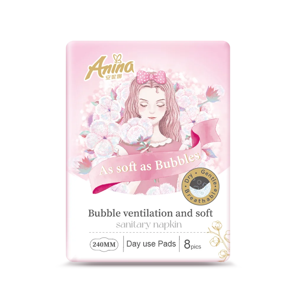 Best Organic Cotton Anion Cotton Menstrual Hygiene Ladies Sanitary Pads Napkin