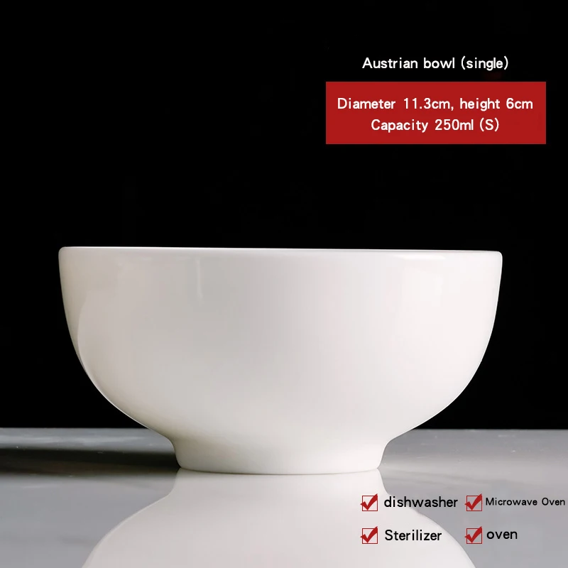 Изготовленный на заказ логотип Ресторан 5/6/7/дюймовые плоские белые круглые фарфоровые обеденные чашки для рисового супа чашки для супа с Высокая белая фарфоровая миска керамические суповые тарелки