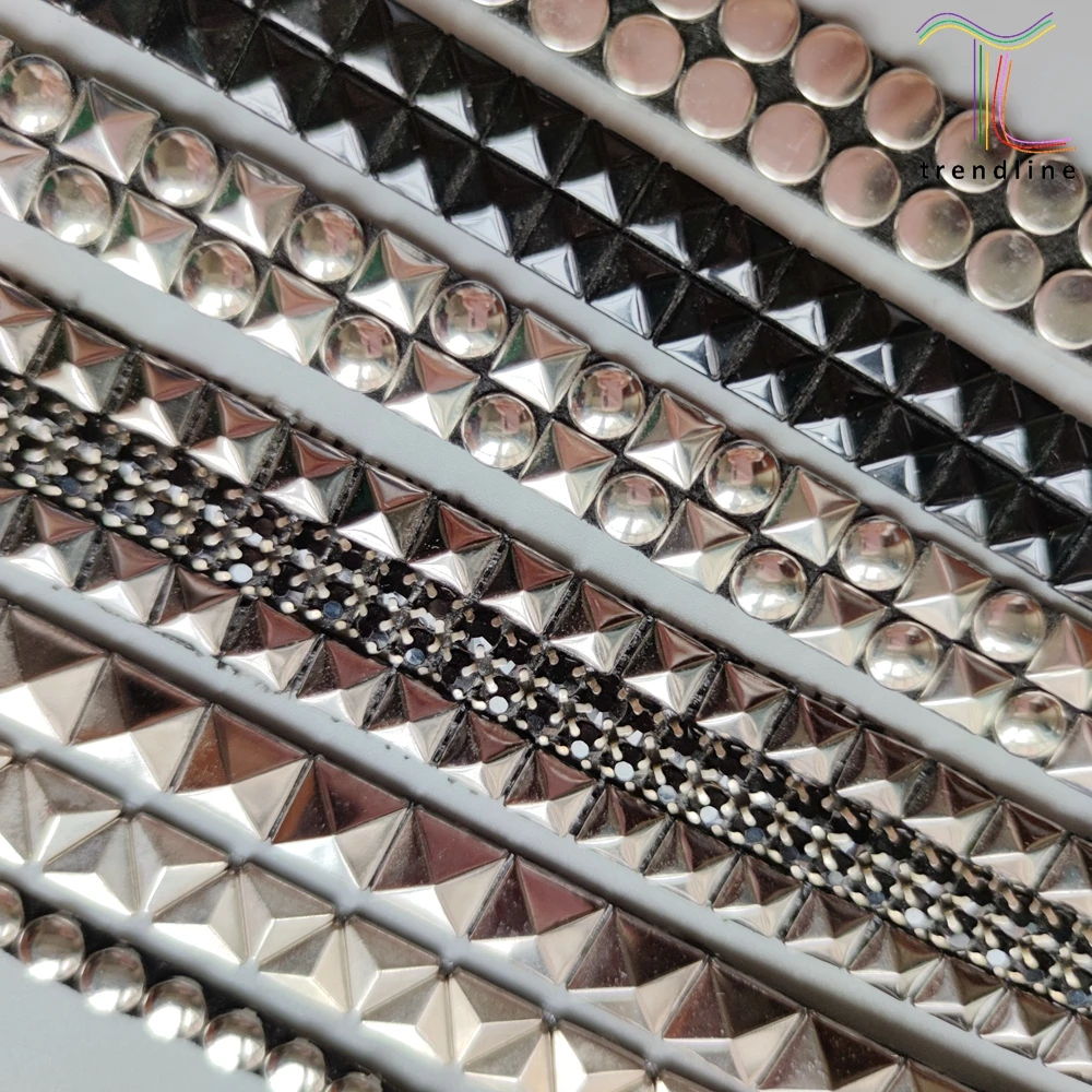 Rivet stud binding tape trimmings ironed on  hats