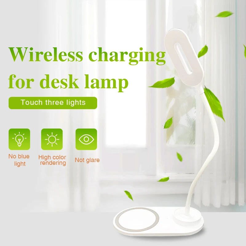
Wireless Charging With Light 2In1 Wholesale 10 Years Odm & Oem Manufactory 3C Mobile Phone Accessories Wireless Charging Lamp 