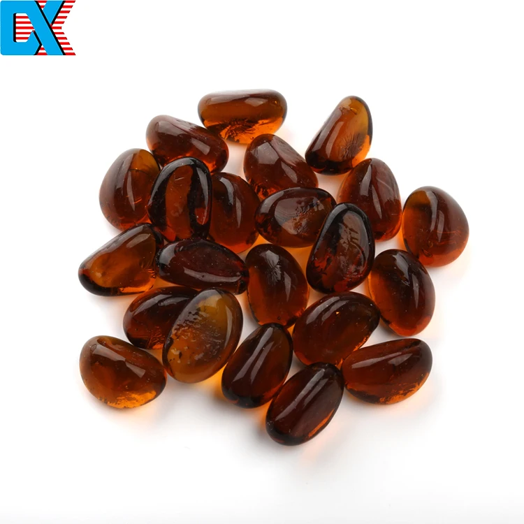 
Fire Pit Glass Mulch Vase Filler Glass Cashew For Home Decor 