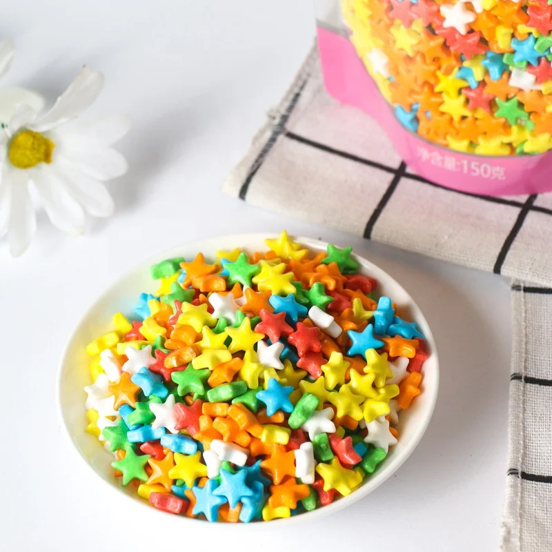 wholesale 150g confectionery candy colorful fruit flavor compressed Star shape hard candy Shaped Assorted Fruity candy snacks