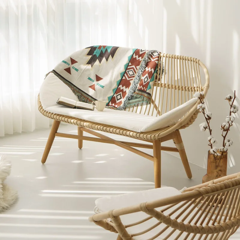 New style home furniture rattan living room sofa natural modern armchair unique best selling design