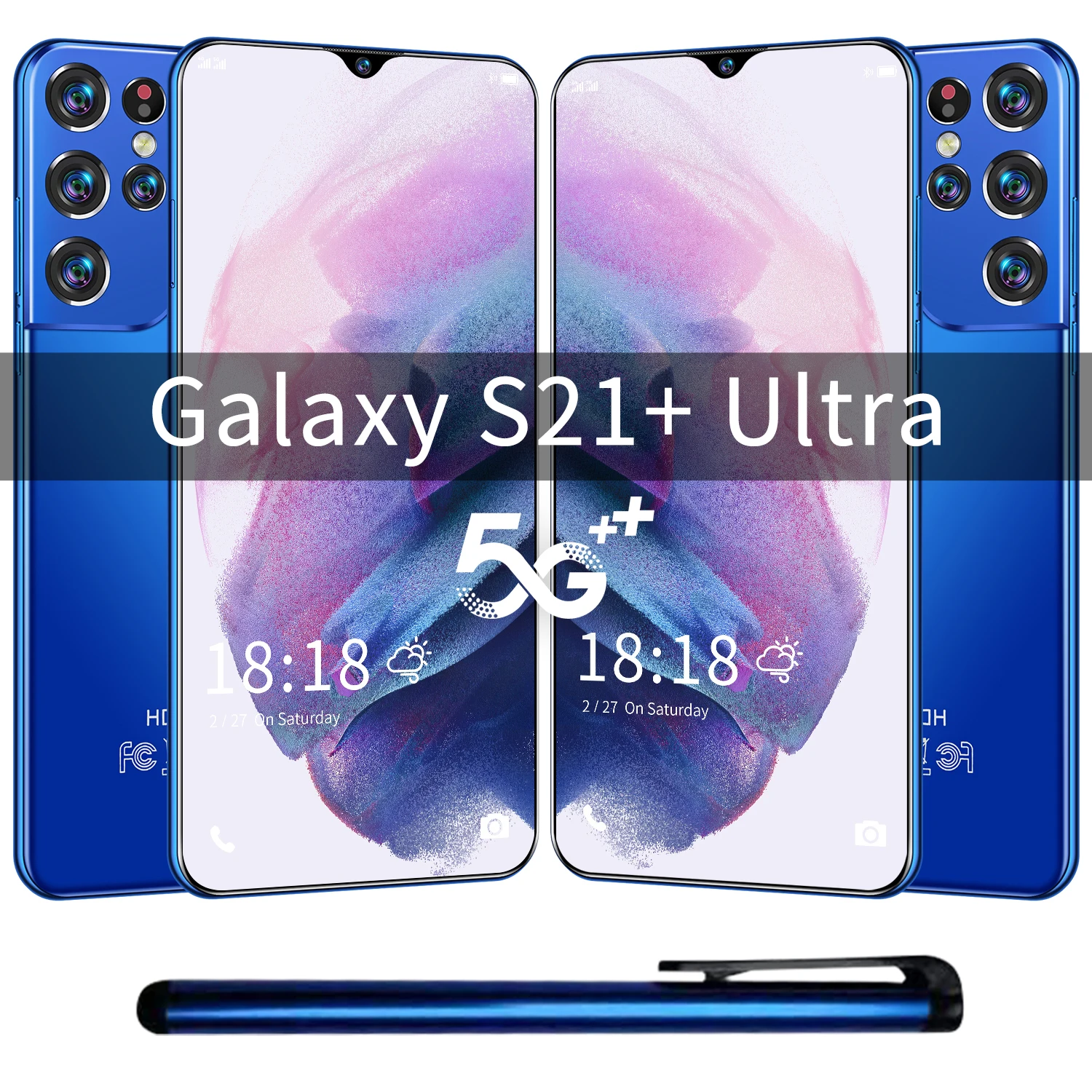
2021 Global version Smartphone With Stylus High quality S21+UItra mobile phones4G 5G 512GB Original Unlocked Android Phone 