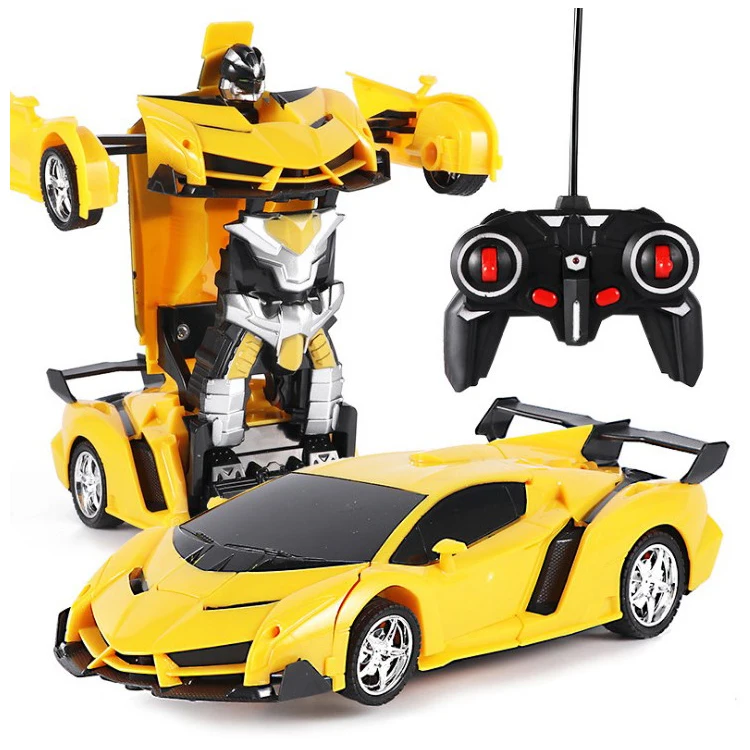 Wholesale  Remote Car Toy Radio Control Transformation Robot  Car Toys For Kids