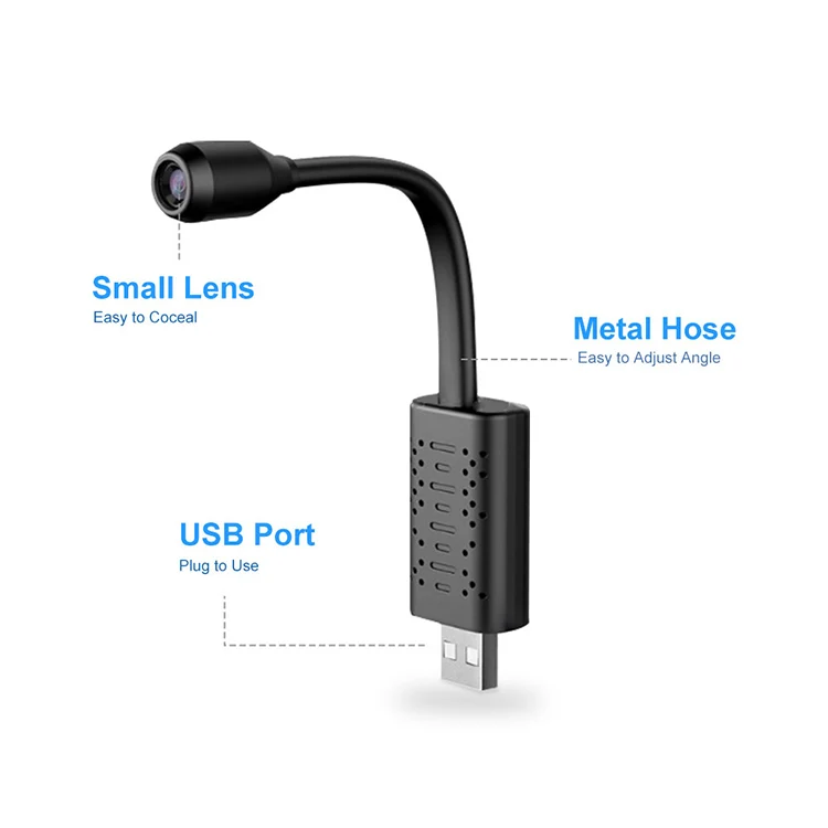 Mini WiFi Camera USB Interface  Camera HD 1080P IP 360 Degree Adjustable Two way voice Video Record Camera Support Hidden TF/SD