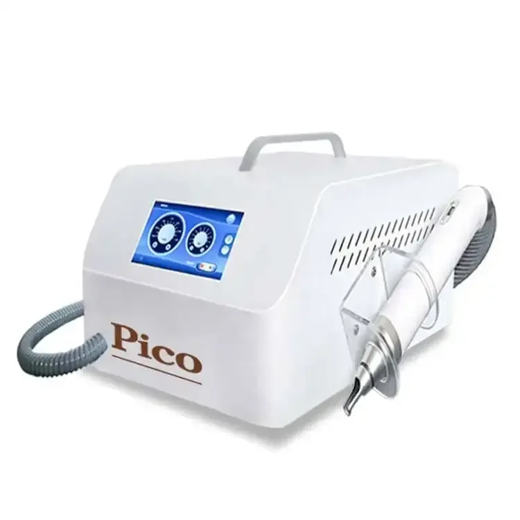 Newest 2024 Portable 1064 pico long pulse q switched nd yag laser eyebrow pigment tattoo removal machine picosecond laser