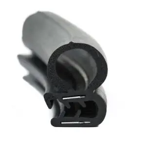 Automotive EPDM black soft and hard composite extruded profile corrosion-resistant seal