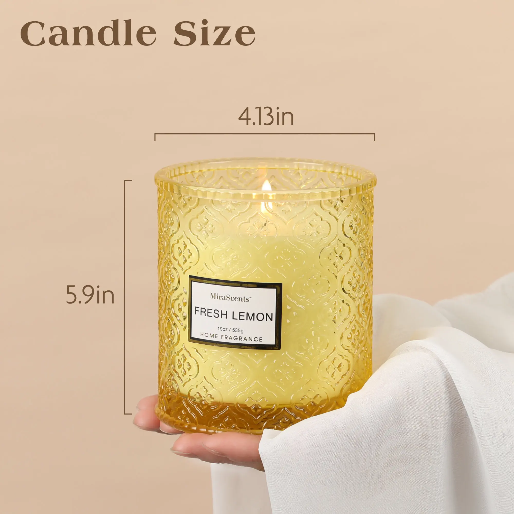 Luxury Soy Wax Fragrance Home Valentines Christmas Gift Set Box Glass Jar Custom in Stock Aromatic Scented Candle