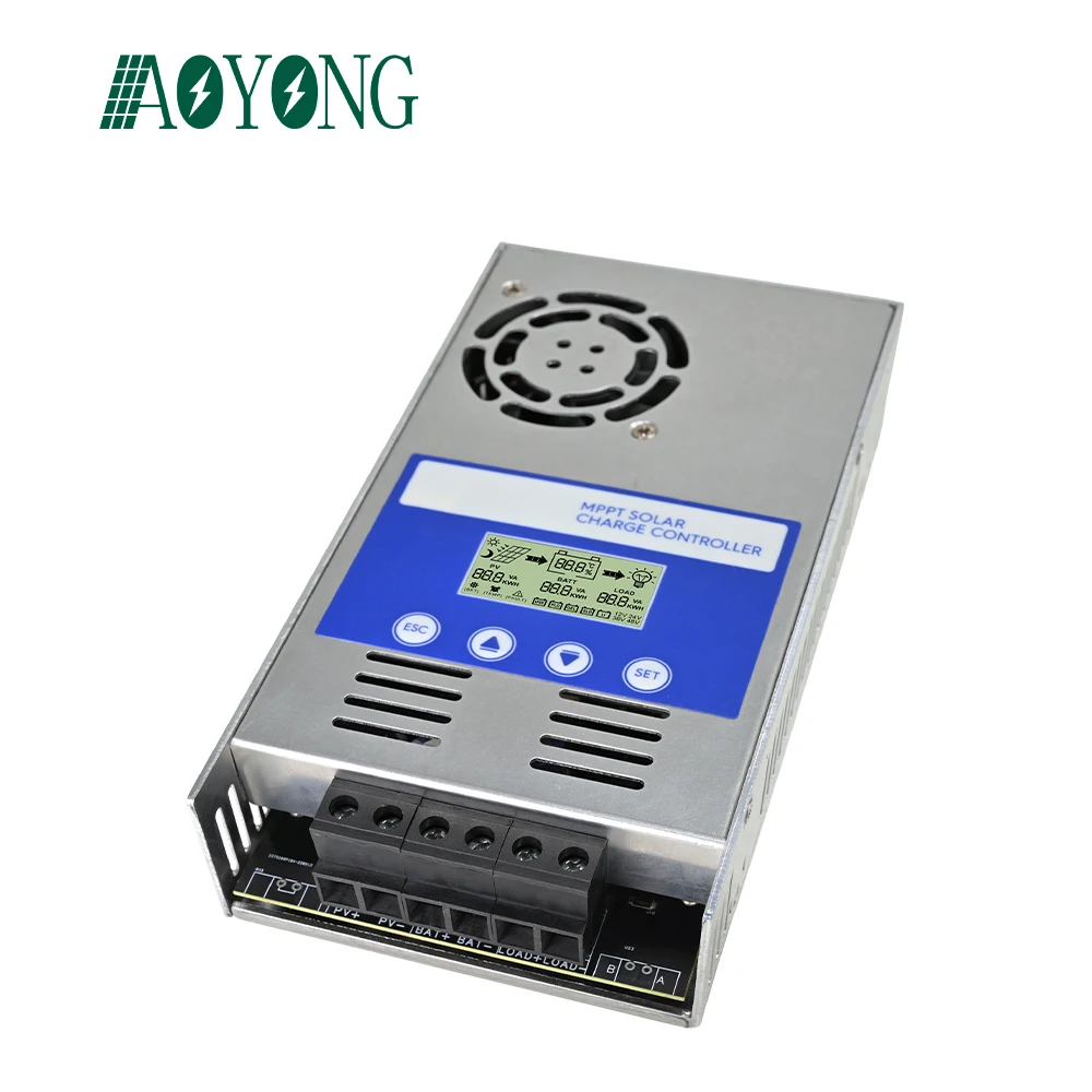 12V/24V/36V/48V/automatic voltage recognition, (customizable WiFi/Bluetooth/RS485) solar charge controller MPPT