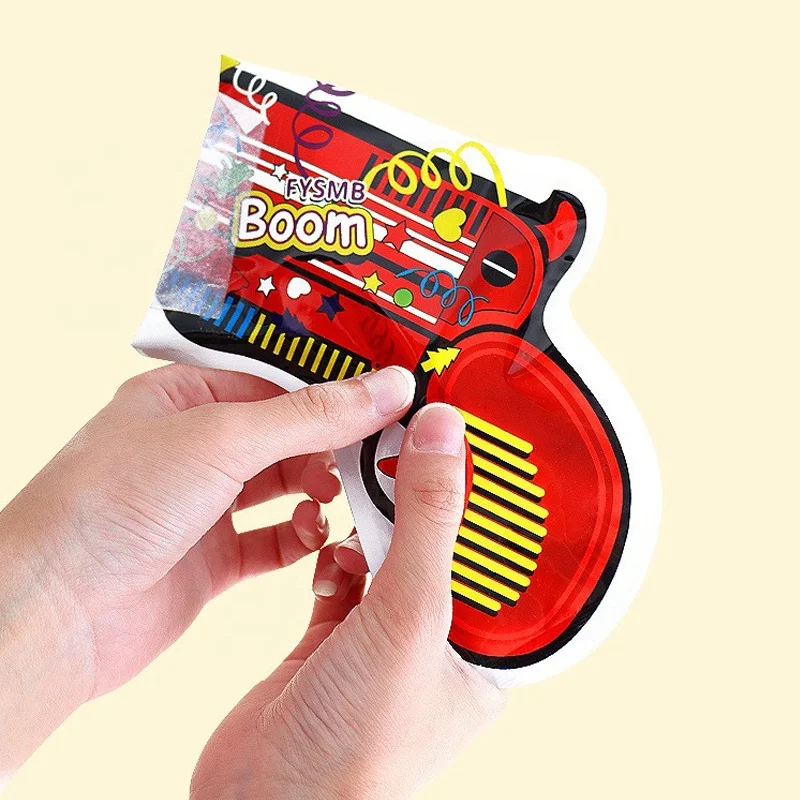 Ручной фейерверк воздушный надувной пистолет для вечеринки по случаю Дня рождения конфетти Свадебный креативный игрушки