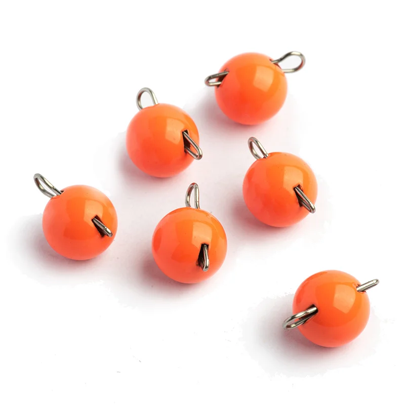 Fluorescent Coating Fishing Weight Tungsten Cheburashka Sinker Tungsten Fishing Weights for Bass Trout Crappie Catfish Fishing