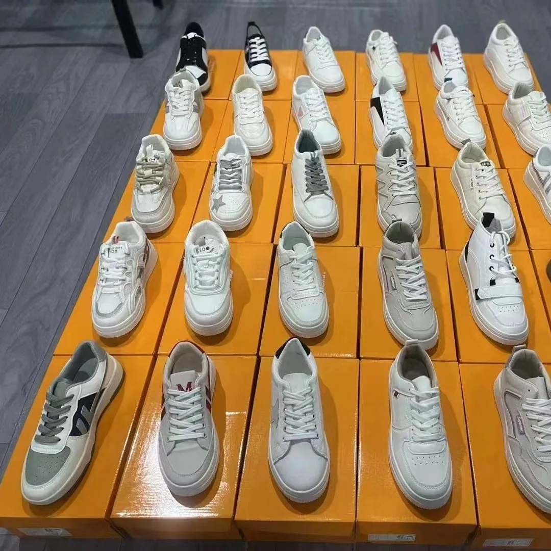 Новинка универсальная обувь на толстой подошве для мужчин и женщин удобная красочная Белая