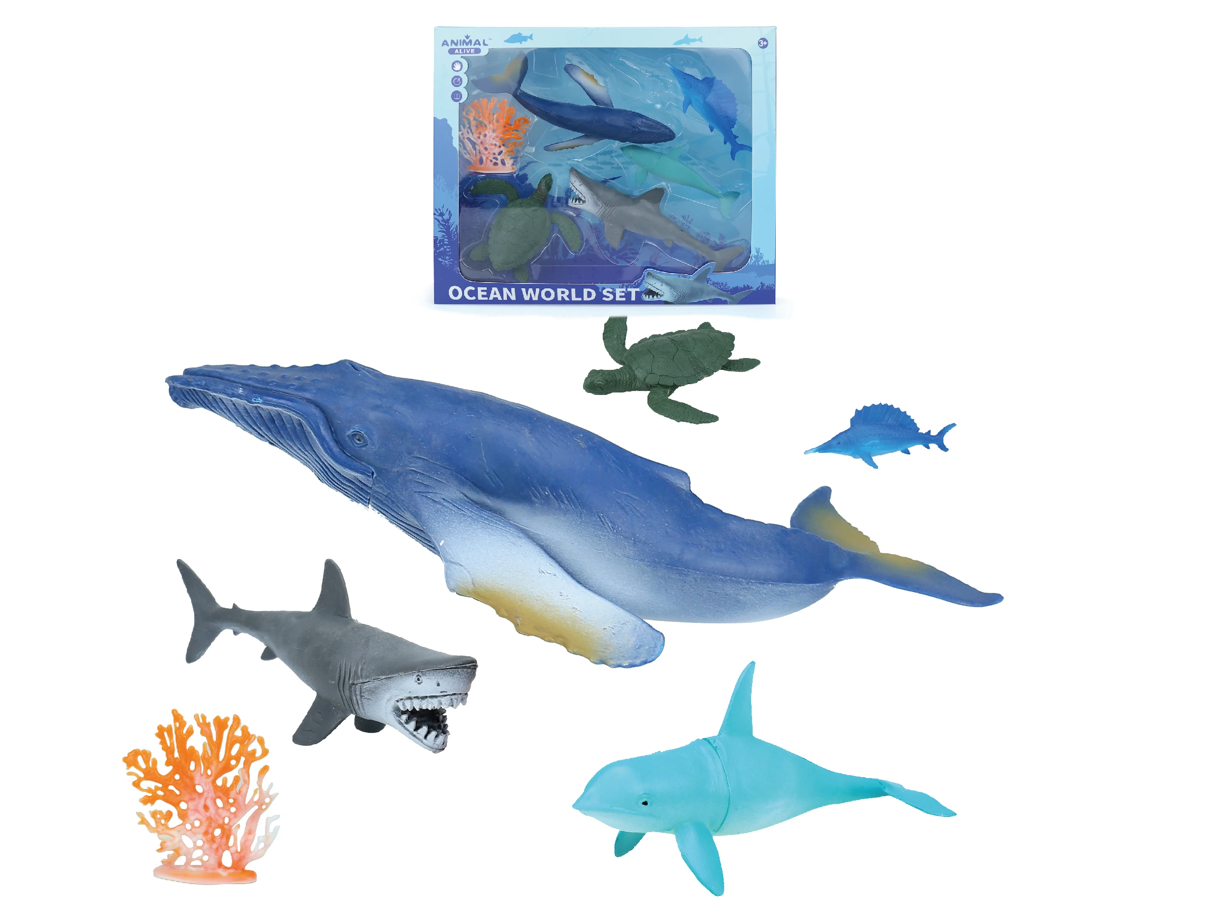 Miniature Simulation Zoo Farm Animal Set Toy Dinosaurs Model Plastic Toy Forest PVC Wild Animals Figures Toys Set