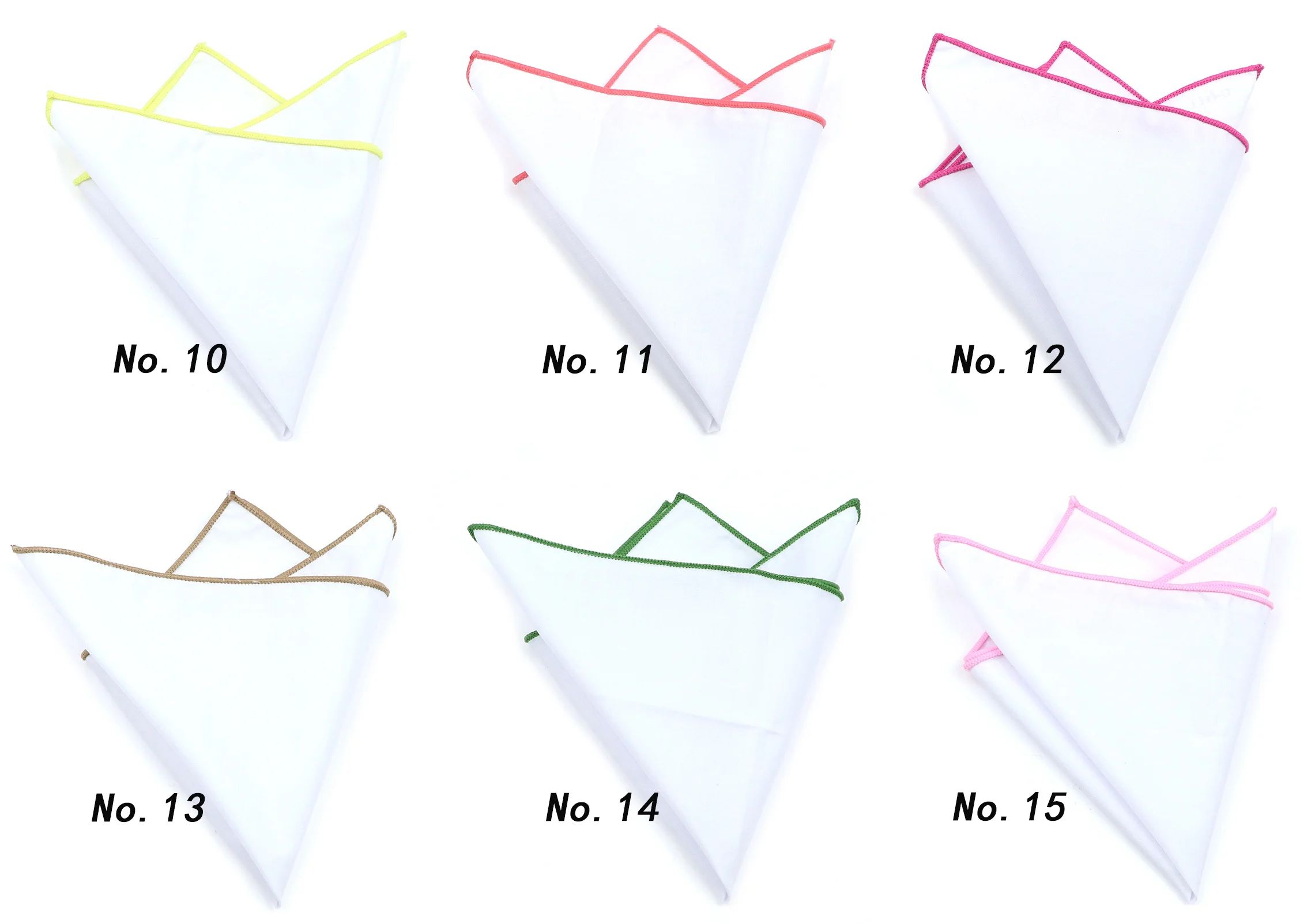 Модный Мужской Хлопковый белый носовой платок с цветным ободом Карманный Квадратный Платок для мужчин женщин вечеринки свадьбы костюмы жениха карманные носы