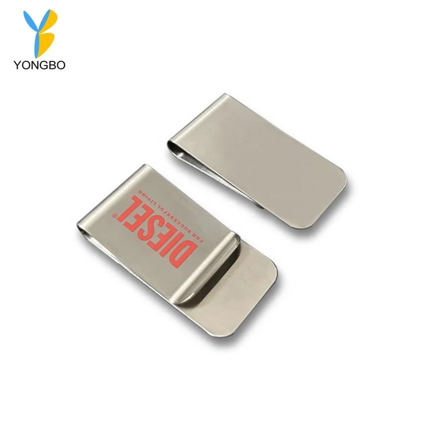 Custom Money Clip Personalized Engraving Logo Money Clip Bank Card Wallet Decoration Men Accessories