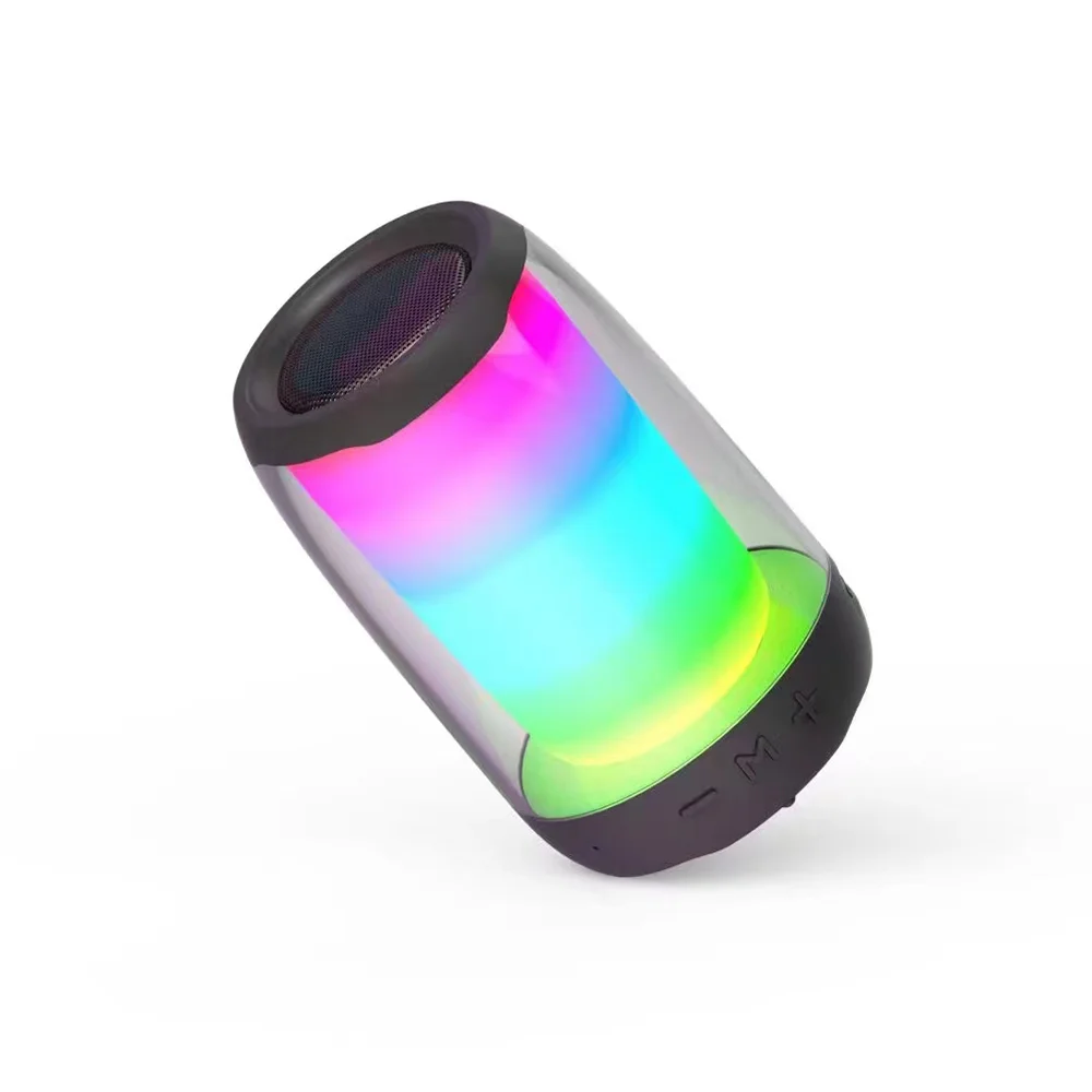 Most Popular Cheap Price RGB Lighting Speaker Wireless Aux Usb TF FM Radio Super Bass Loud Portable Mini Speaker
