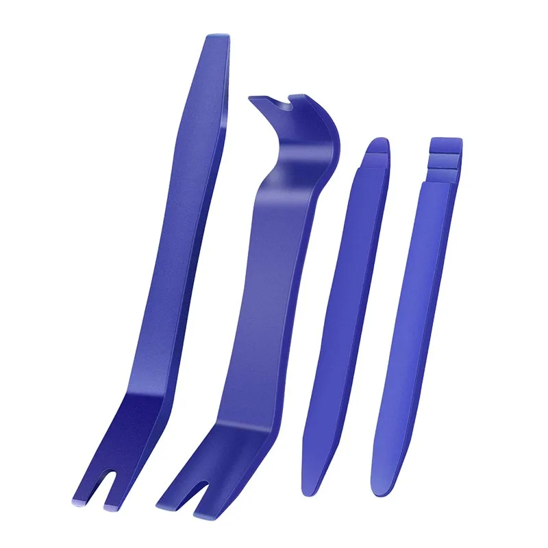 WZAUTO Car Universal Multi-function Trim Removal Tool Kit Clip Removal Tool Plastic Car Pry Bars Door Fastener Remover clip tool
