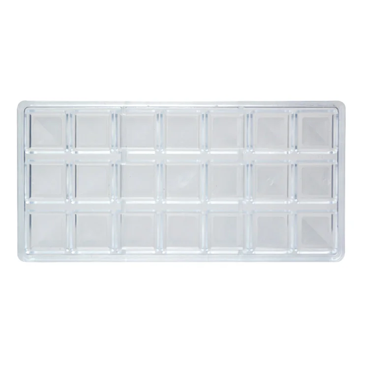 High Quality Sustainable Rectangle Shape Handmade PS Chocolate Mold Making