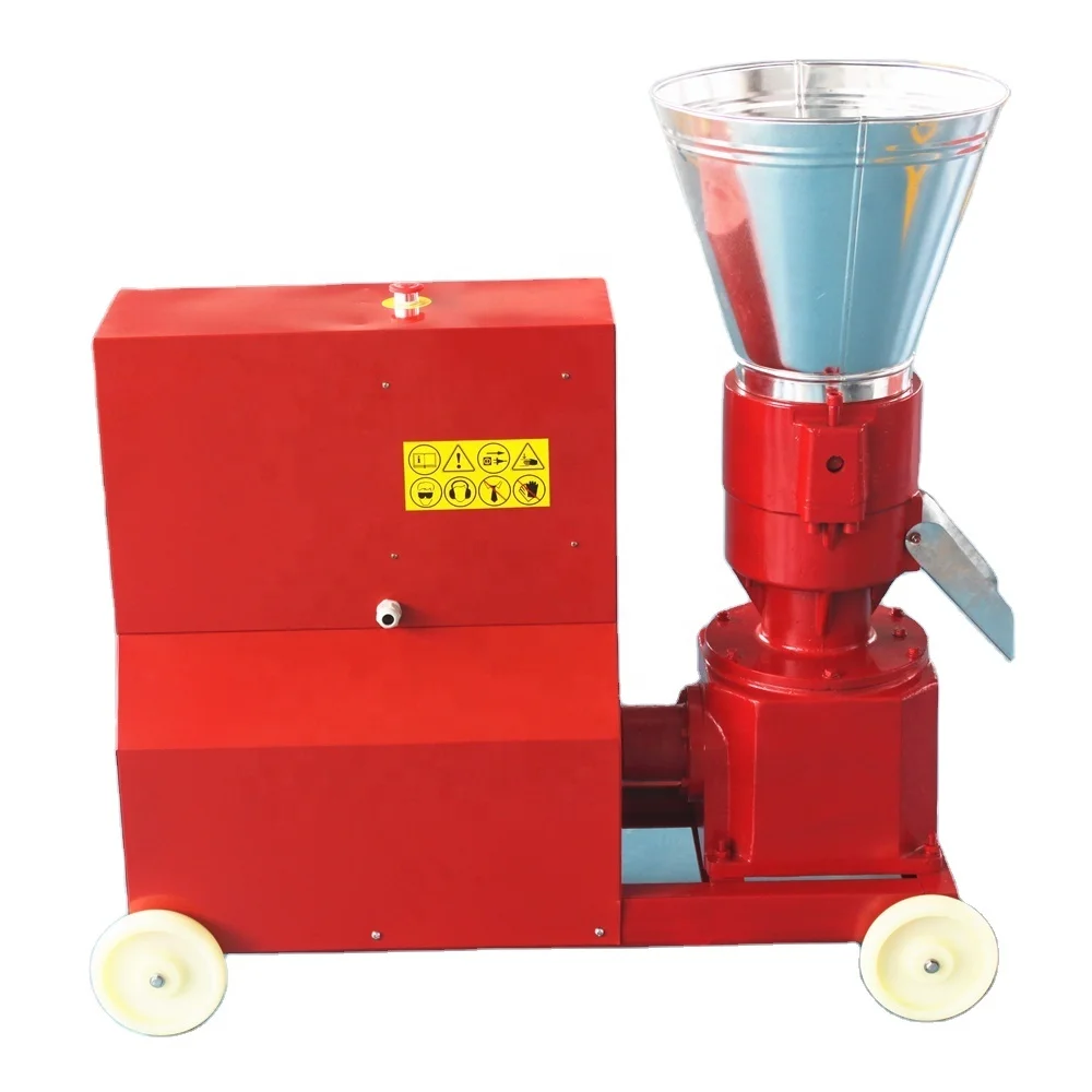 China Made Electric Motor Small Wood Pellet Mill/Flat Plate Pellet Machine/Rice Husk Pellet Press with CE