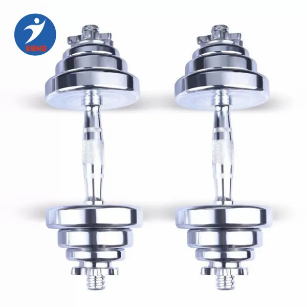 Good price 15kg adjustable dumbbell barbell weights set iron bull dumbbell