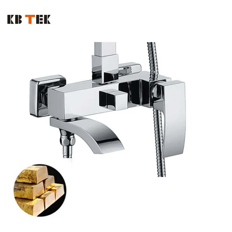 KB TEK China Manufacturers Useful Shower Bathroom Mixer Hot And Cold Mixer Faucets Bath Tap Set