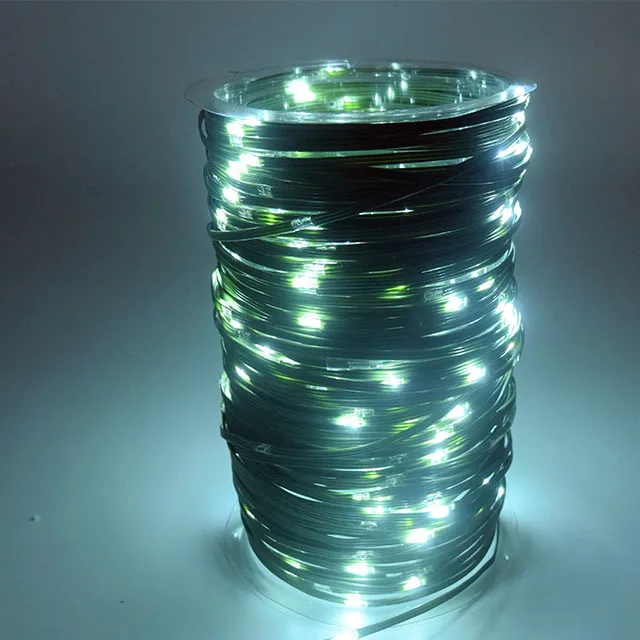 3M 5M 10M Custom Christmas Blue Rubber Cord Lamp String Light