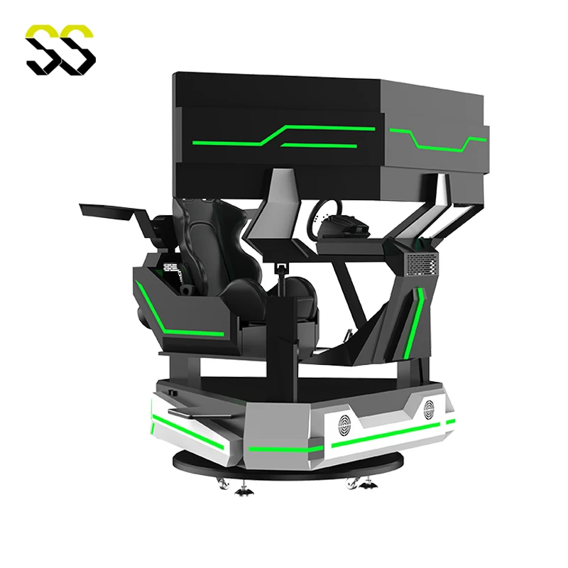 Three Axis Racing Car Virtual Reality VR Simulator Indoor/Outdoor Metal Car Driving/Racing for Home School or Mall Use