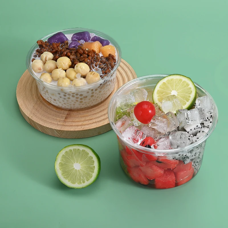 Disposable wholesale custom mini fruit ice jelly cup ice cream container jello bites cups
