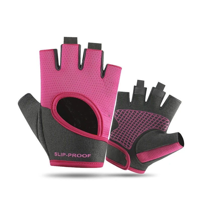 Custom logo man unisex sport  women weight lifting half finger fitness gym gloves