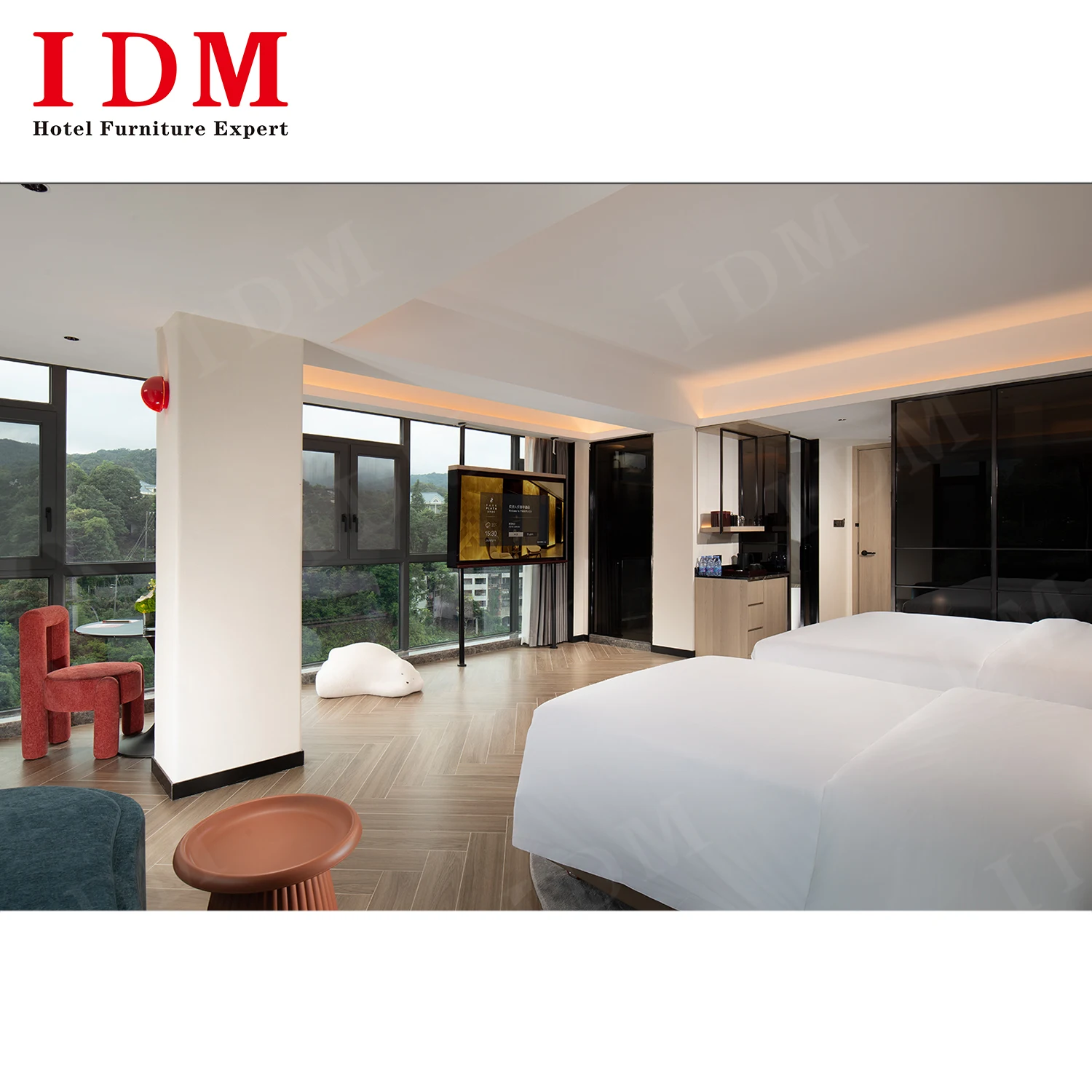 Modern Custom Made China Manufacturer Hotel Room Furniture Set Hotel Lobby Furniture