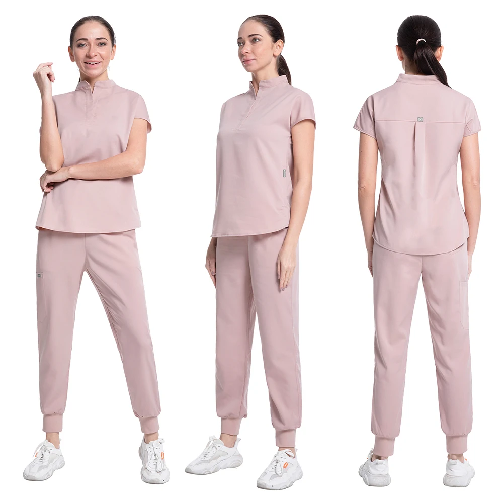 Fashion Slim Women Scrubs Suit Hospital Workwear Medical Surgery Multicolor Unisex Uniform Nurse Medical Uniform Dentist Suit