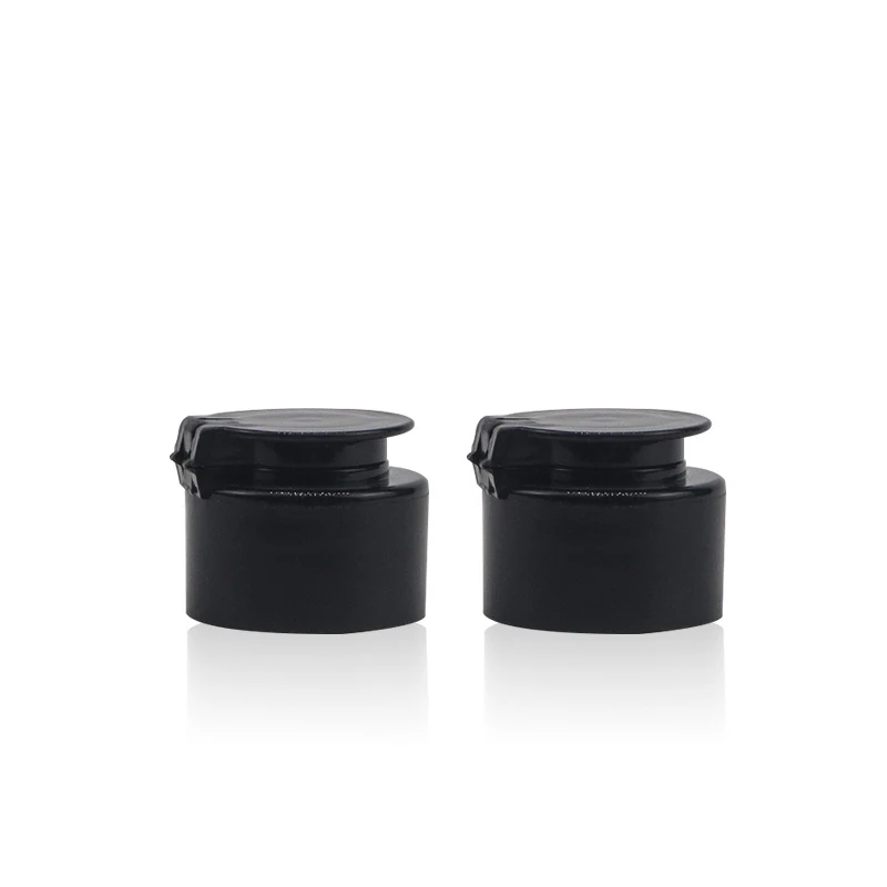 screw cap plastic lids 28mm Cosmetic packaging plastic flip top cap