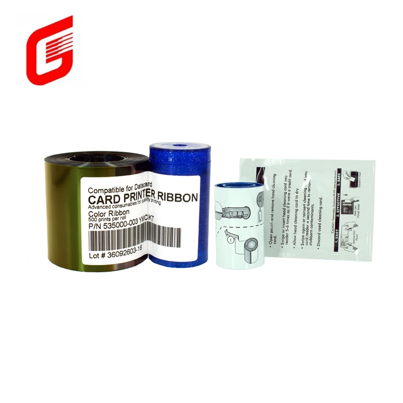535000-003 YMCKT Compatible Ribbon for Datacard CD800 CD820 CP40 CP40Plus CP60 CP60Plus CP80 CP80Plu