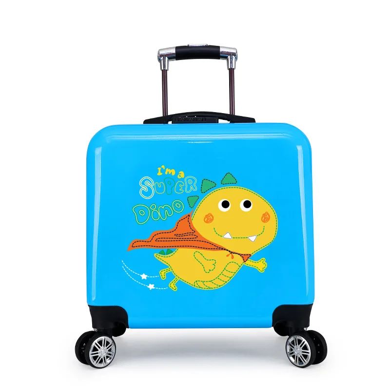 ABS PC luggage hard shell printed suitcase travel luggage bags for kids or children