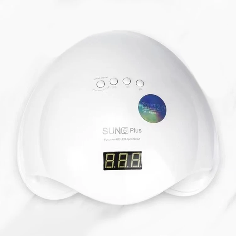 48W UV LED Nail Lamp Dryer for Nails Gel Polish with Automatic Sensor Sun 5 Plus Nail Salon Equipment