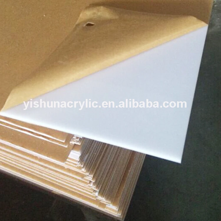 Factory wholesale  4ft*8ft 2mm 3mm 4mm 5mm  thickness milky white acrylic plastic plexiglass sheet