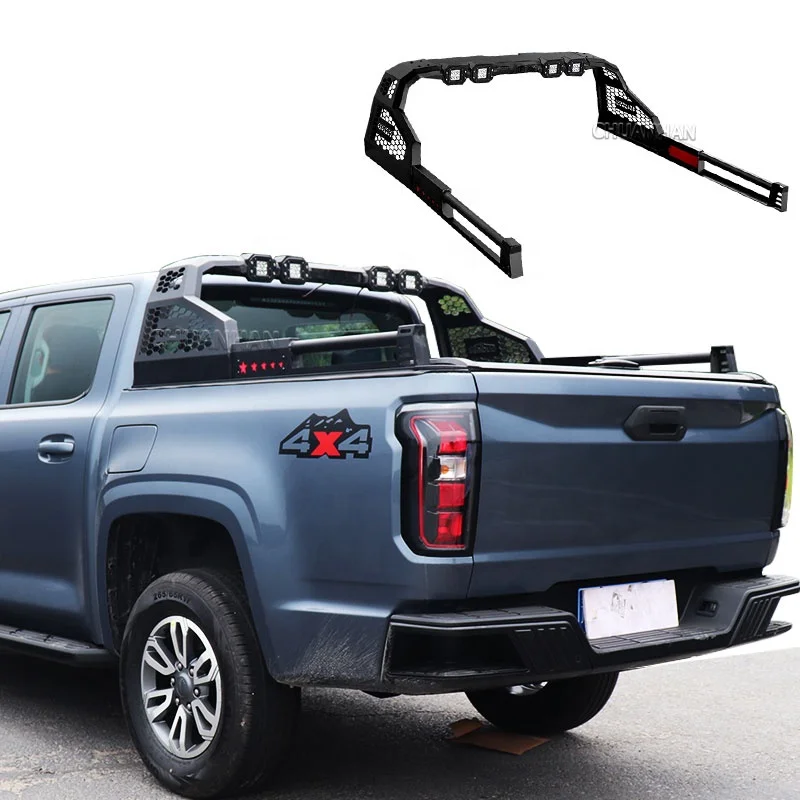 Индивидуальный черный спортивный рулон 4x4 пикап dmax грузовой универсальный для toyota hilux tacoma