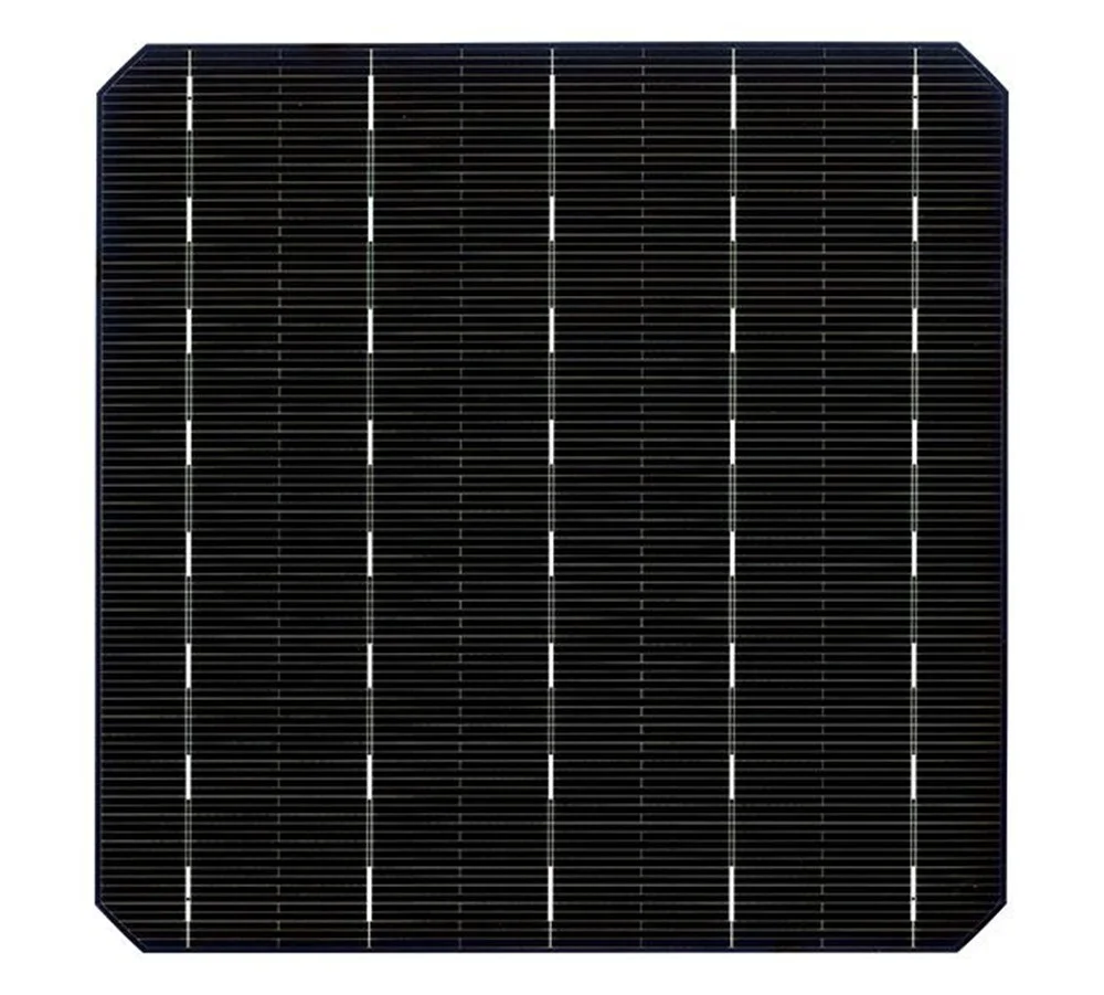 Mono solar cells for solar panels 156.75*156.75mm 6 inch 2BB 5BB 9BB A grad monocrystalline solar cell