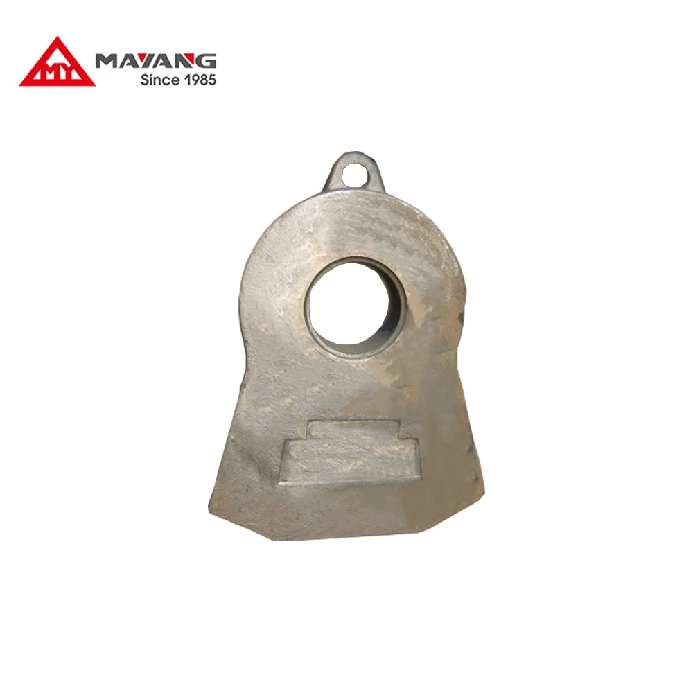 High chrome hammer plate metal impct crusher Shredder Hammer of Ore Mining hammer mn18 flat