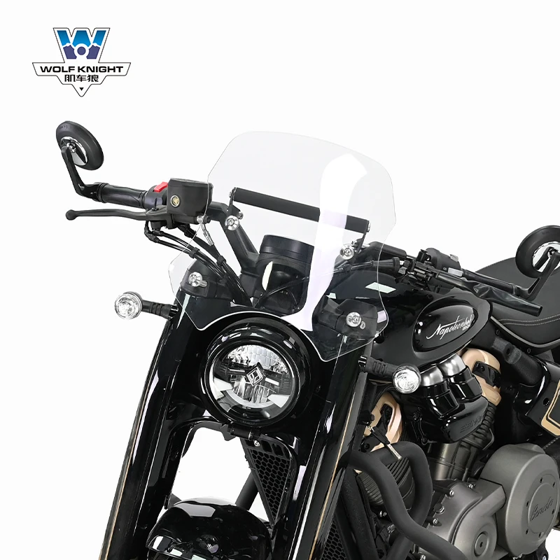 JICHELANG for Banda Napoleon450 Modification Windshield Motorcycle Handle Motorcycle Accessories Universal Windshield