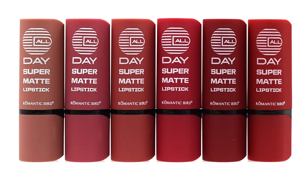 Matte ROMANTIC BIRD Nude Solid Matte Lipstick 12 Colors