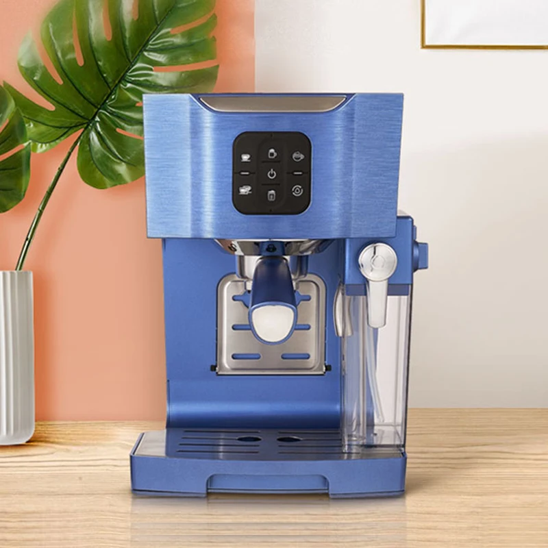 Factory Price Hot Espresso Coffee Maker Commercial Italian Cappuccino Latte Espresso Semi-Automatic Coffee Maker With Milk Tank